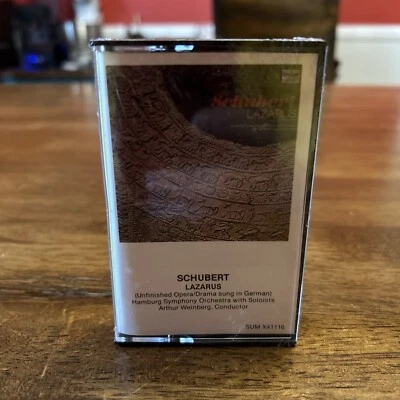 Schubert Lazarus Cassette Tape Sum X41116 Hamburg Symphony Orchestra/ Weinberg - Image 1 of 4