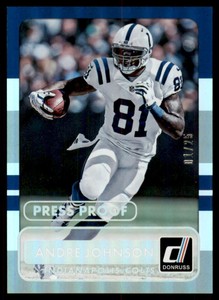 2015 Donruss Press Proofs Silver #107 Andre Johnson /25