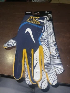 Nike Men's NFL Vapor Jet 5.0 Los Angeles Chargers Football Gloves Size 4XL - Picture 1 of 5