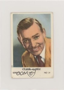 1952 Dutch Gum Serie B Clark Gable #31 0mg4