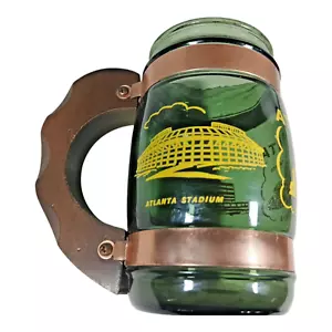 Siesta Ware ATLANTA Georgia Barrel Mug Rare Green State Capitol Stadium Airport - Picture 1 of 8