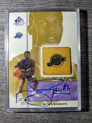 SP Game Floor Edition 2000 auténtico/200 DeShawn Stevenson #DS-A novato automático radiocontrol Foto 1 de 2