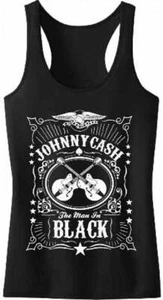 Johnny Cash Man In Black Label Country Musik Racerback Tank Top Shirt 30030098 - Bild 1 von 4