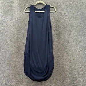 Garnet Hill Tank Kleid Damen klein blau knielang ärmellos leicht - Bild 1 von 11