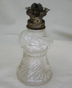 Antique Miniature Acorn P & A Mfg Co Oil or Kerosene Lamp NO CHIMNEY - Picture 1 of 5