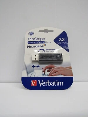 Verbatim PinStripe 32GB USB 3.0 Flash Drive (49317) 2411559 - Image 1 of 3