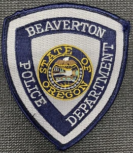Beaverton, Oregon Police toppa a spalla uniforme. - Foto 1 di 1