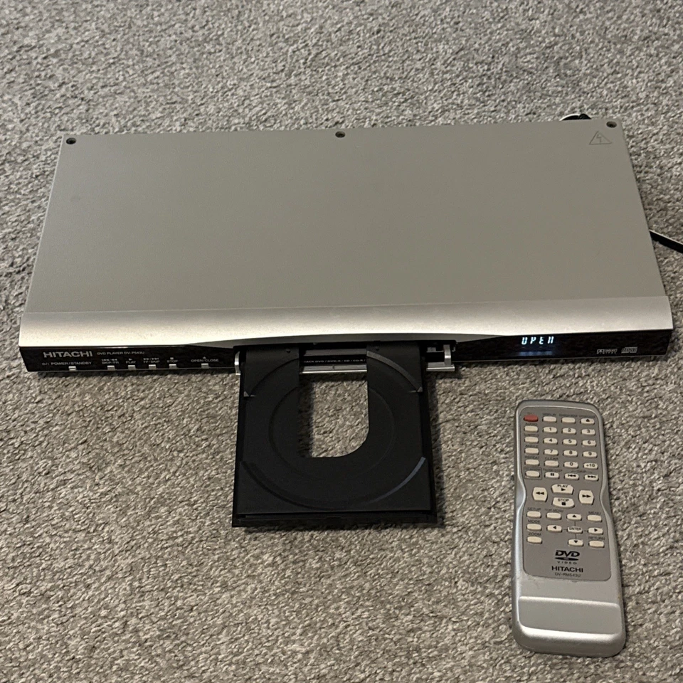 Reproductor de DVD escaneo progresivo HITACHI DV-P543U con control remoto probado Foto 1 de 4