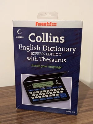 Franklin Collins DMQ-119 Pocket English Dictionary Thesaurus Express Edition New - Image 1 of 4