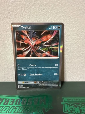 YVELTAL 088/132 HOLO RARE POKEMON TCG: MEGA EVOLUTION BASE SET NM - Image 1 of 2