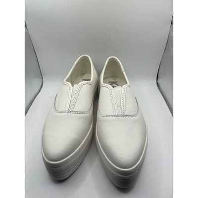 Keds White Platform Slip On Sneakers Women's Size 8 Platform Shoes - Image 1 of 4