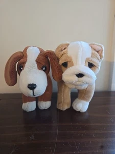 Our Generation Hund Plüsch 6 Zoll - Beagle und Bulldogge - sauber - Bild 1 von 4
