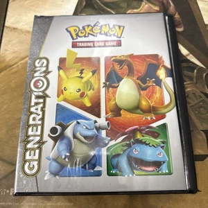 Pokemon Trading Card Game Generations 20th Anniversary 4-Pocket Portfolio Binder - Picture 1 of 3