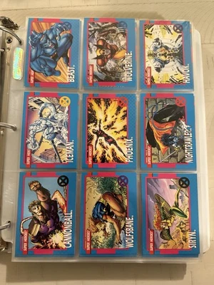 X-Men 1992 1-90 Impel Base Set Tarjetas Coleccionables Universo Marvel Foto 1 de 4