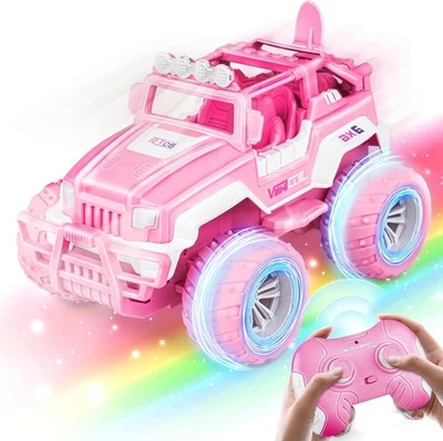 BRANDED Own1One Pink Remote Control Cars, Toy Car for Girls Age 3-12, Remote Control Mon