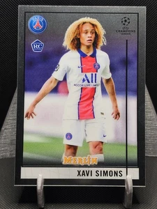 2020-21 Topps UEFA Merlin Chrome Xavi Simons #87 RC Rookie B - Picture 1 of 2