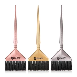 Juego de herramientas de color de cabello de 3 piezas - Kit de cepillos para salón y coloración de cabello hágalo usted mismo (plata... - Imagen 1 de 6