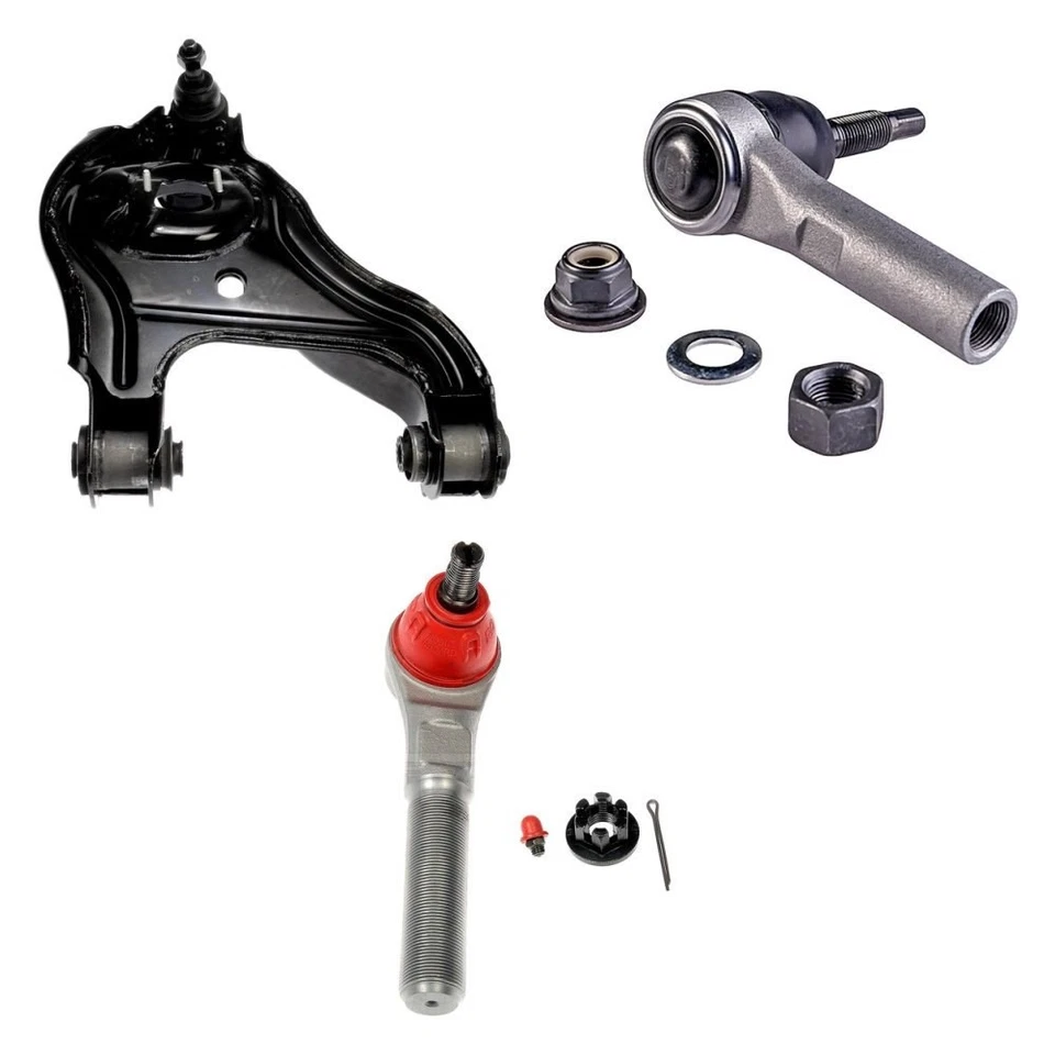 For Dodge Ram 4000 08 Control Arm with Ball Joint and Tie Rod End Kit Solutions Foto 1 de 1