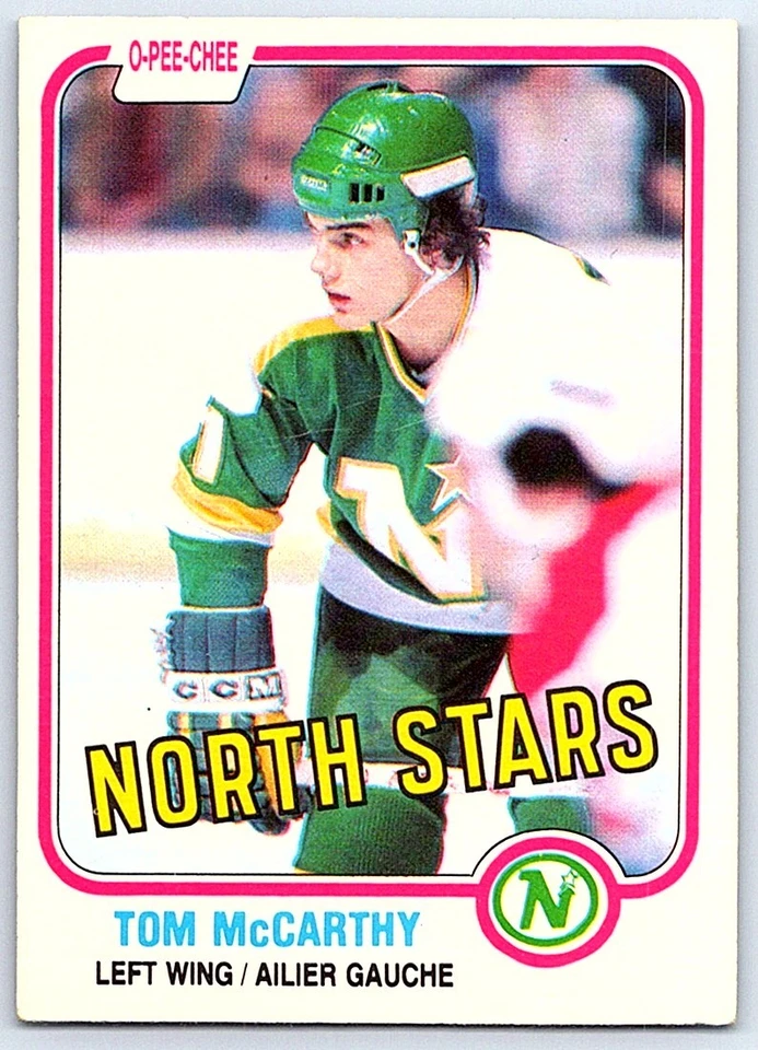 1981-82 O-Pee-Chee Tom McCarthy Minnesota North Stars #164 - Image 1 of 2