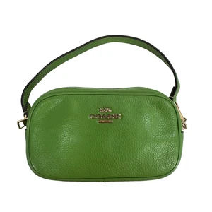 Coach Clutch Handgelenktasche grün Pedded Leder C9932 - Bild 1 von 13