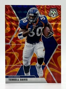 2020 Panini Mosaic Orange Reactive Prizm #68 Terrell Davis Denver Broncos - Picture 1 of 2
