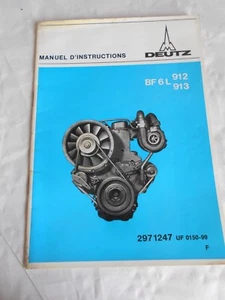 Manual de instrucciones Deutz BF6L 912 BF6L 913 297 1247 UF 0150-99 1973 - Imagen 1 de 5