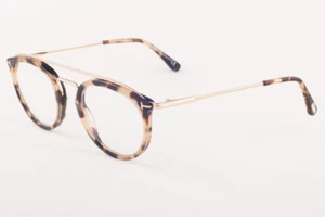 Tom Ford 5516 055 leichte Havanna gold/blaue Blockbrille TF5516 055 48 mm - Bild 1 von 3