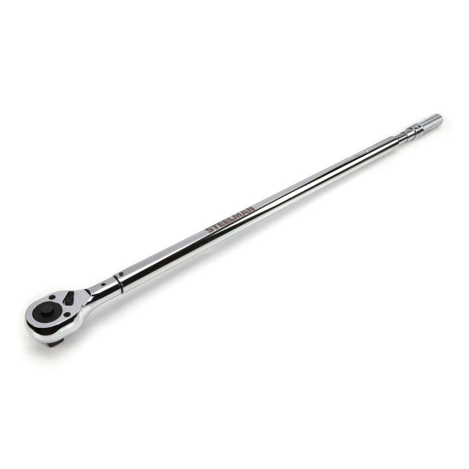 Steelman 1 in Drive Heavy Duty Adjustable Torque Wrench - Chrome (‎60294)