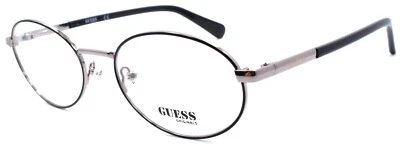 Monturas de gafas GUESS GU8239 005 ovaladas 55-19-140 negras/metal Foto 1 de 3