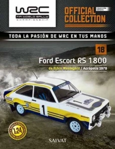 Coleccion RALLY WRC 1/24. Ford Escort RS 1800. SALVAT - Imagen 1 de 2