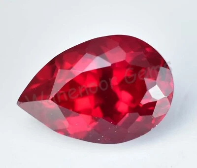 Natural Pyrope Garnet 6.05 Ct Pear AGL Certified Mozambique Loose Gemstone - Image 1 of 4