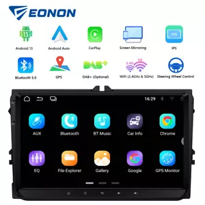 Wireless Android Auto Apple CarPlay Car Stereo GPS Navi Radio For VW RCD330 187B - Picture 1 of 19
