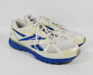Men's Reebok Vibetech Solarvibe White Blue Sneakers Running Shoes Sz 10 - Picture 1 of 7