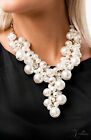 NWT Paparazzi 2022 Zi Collection, Flawless, Gold Tone & Pearly Beads  w/Earrings