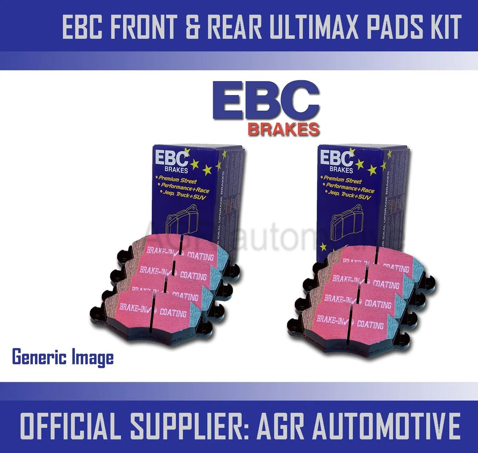 EBC FRONT + REAR PADS KIT FOR MERCEDES-BENZ (W140) 400 SEL 1991-93 — 第 1/1 张图片
