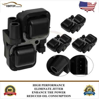 4 Ignition Coil Pack For Mercedes Benz C240 C320 CL500 E320 S430 SL500 B200 - Image 1 of 4