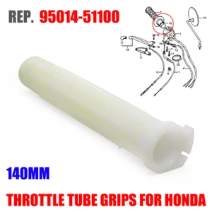 Throttle Tube Grips 140mm For Honda SL70K CT90 ST90K SL100K CM185T CB200K CB350G - Picture 1 of 8
