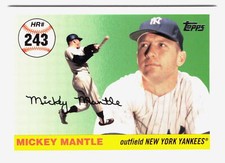 2007 Topps Mickey Mantle Home Run History   New York Yankees #MHR243