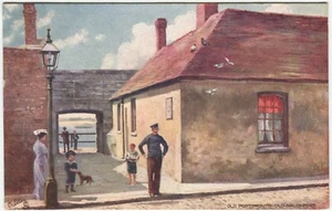 ALTER PORTSMOUTH, ALTER SALLY PORT - Hampshire Tuck Kunst Postkarte - Bild 1 von 2