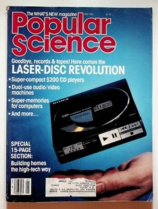 1985 May Popular Science Magazine Laser Disc CD Computer Memory Smart Homes - Picture 1 of 2