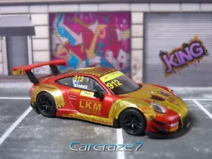 Rojo Brillante Porsche 911 GT3 R Manthey-Racing Fia GT Copa Mundial Resina Suelto 1:64 D4 - Imagen 1 de 5