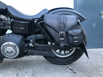 Motorradtasche Dynamite schwarz passend für Harley Davidson Dyna Glide Fat Bob - Bild 1 von 4