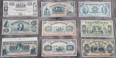 Reprint on paper with W/M Canada Bank of Nova Scotia 1852 - 1920 FREE SHIPPING ! - Image 1 of 4