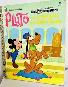 Golden Book Pluto&The Adventure of the Golden Scepter Walt Disney Prod.1972 EUC - Picture 1 of 4