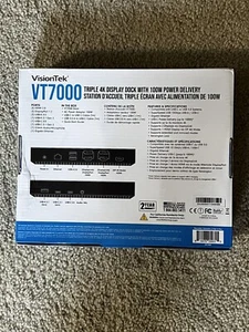 VisionTek VT7000 3x Display 4K USBC Docking Station 100W Power Delivery - 901468 - Picture 1 of 3