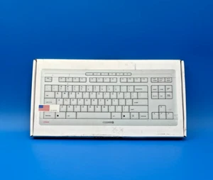 Cherry Electrical Stream USB Keyboard light gray JK-8600US-0 ✅❤️️✅❤️️ NEW - Picture 1 of 6