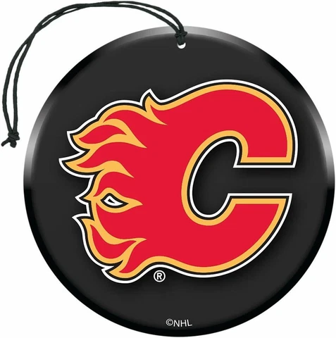 Team ProMark NHL Calgary Flames Air Freshener 3-Pack 2-4 Day Delivery Cover