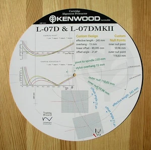 Cartucho de brazo Kenwood L-07D y L-07D MkII Stylus Alineación Transportador - Imagen 1 de 7