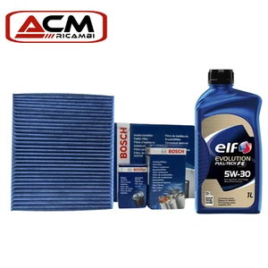 KIT TAGLIANDO BOSCH + 5LT OLIO ELF 5W30 NISSAN QASHQAI I 1.5 dCI 81KW 110CV - Imagen 1 de 3