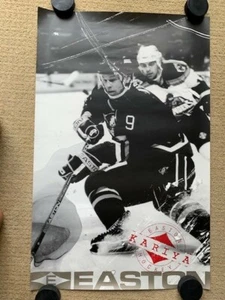 RARE EASTON PAUL KARIYA #9 ANAHEIM MIGHTY DUCKS COLLECTIBLE PROMOTIONAL POSTER - Picture 1 of 2